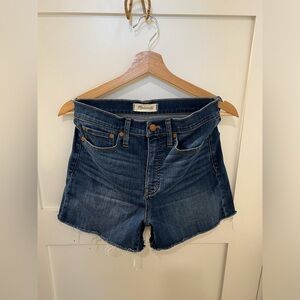 Madewell High rise denim shorts - 26